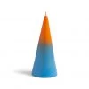 &klevering Fade Cone Candle Medium - Orange + Blue