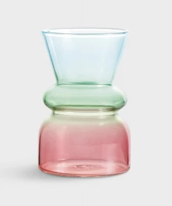 &klevering Three Colour Pastel Glass Vase