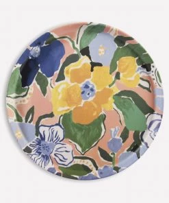 &klevering Margaret Jeane Floral Bamboo Tray