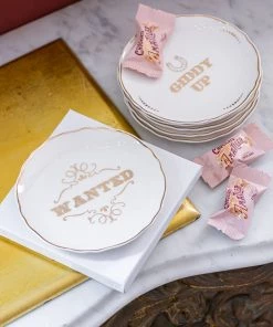 Top 10 ๐ฅ &klevering Western Slogan Fine China Plate ๐ 3 &klevering Western Slogan Fine China Plate