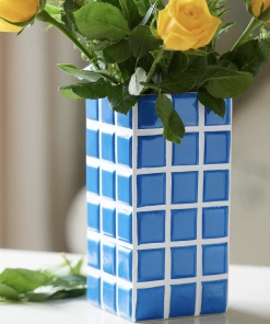 &klevering Blue Tile Vase