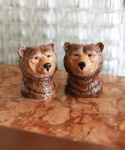 &klevering Grizzly Bear Salt And Pepper Shaker Set