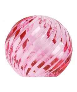 &klevering Pink Glass Sphere Paperweight