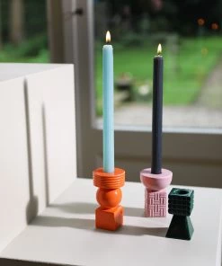 &klevering Stack Candle Holder Pink