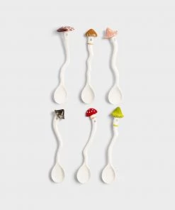 &klevering Spoon mushroom set of 6