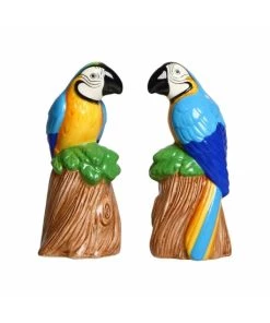 Promo ๐ &klevering Parrot Salt and Pepper Shaker ๐ 2 &klevering Parrot Salt and Pepper Shaker