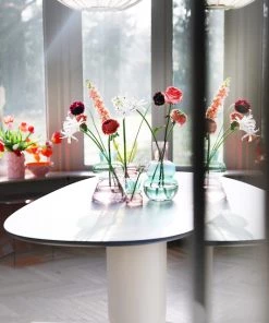 &klevering Pink Droplet Vase