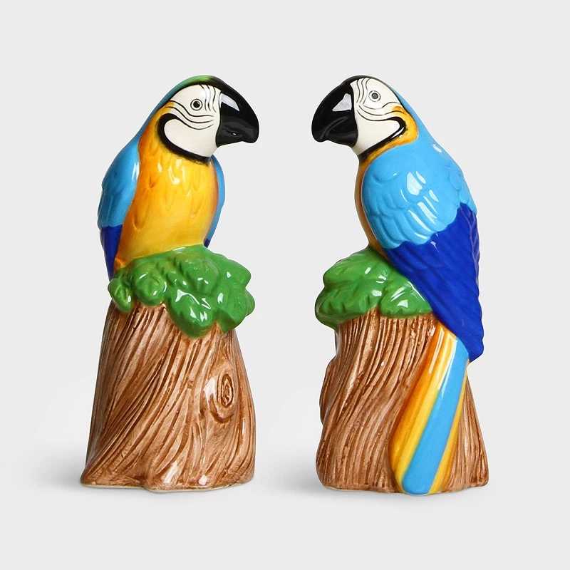 &klevering Parrot Salt and Pepper Shaker &klevering Parrot Salt and Pepper Shaker