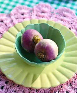 &klevering Scallop Dessert Plate Set of 6