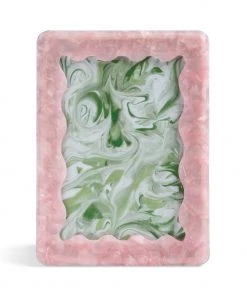 &klevering Wavy Pink Photo Frame