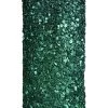 &klevering Large Glitter Pillar Candle Green