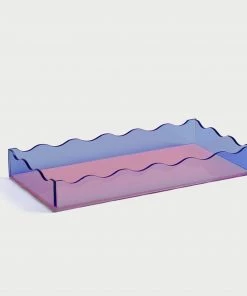 &klevering Wobble Wave Trinket Tray - Blue