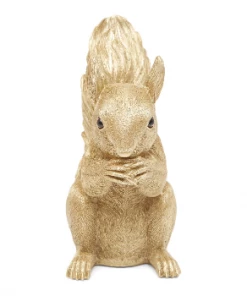 &klevering Coin Bank Gold Squirrel