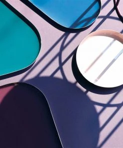 &klevering Tray metal square purple