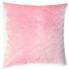 &klevering Square Embroidery Cushion - Pink
