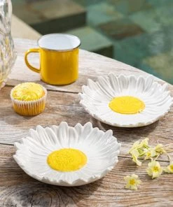 &klevering Daisy Flower Serving Bowl
