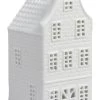 &klevering Canal House Tealight Holder - Clock