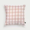 &klevering Pink Gingham Cushion