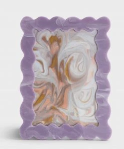 &klevering Wavy Lilac Photo Frame