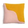 &klevering Wavy Square Pink Cushion