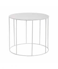 &klevering Grey Metal Side Tableau