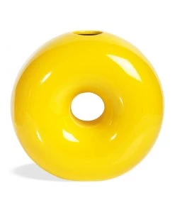 &klevering Yellow Torus Vase