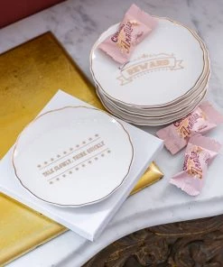 Top 10 ๐ฅ &klevering Western Slogan Fine China Plate ๐ 2 &klevering Western Slogan Fine China Plate