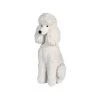 &klevering White Poodle Sitting Coinbank