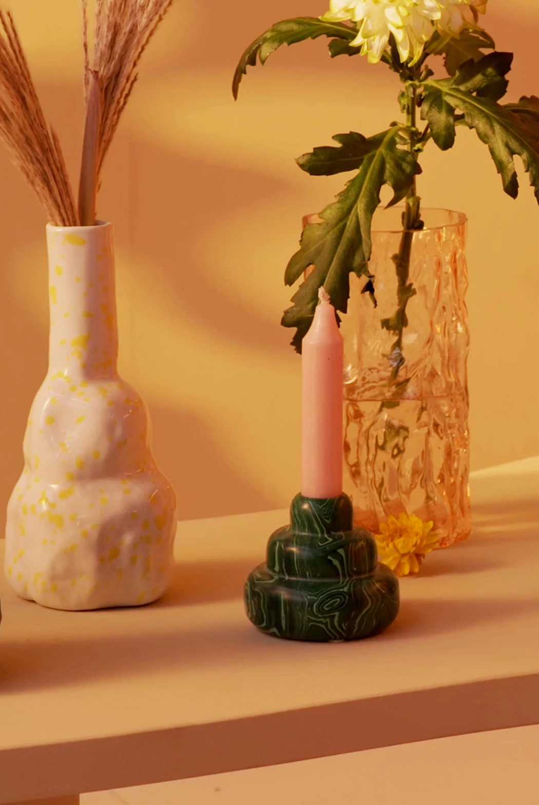 &klevering Bicolour Blue Trunk Vase &klevering Bicolour Blue Trunk Vase