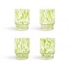 &klevering Glass Tortoise Green Set of 4