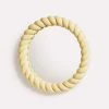 &klevering Braid Round Wall Mirror Vanilla