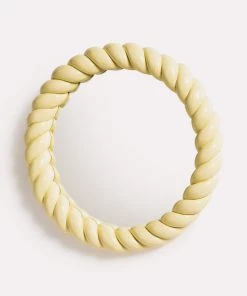 &klevering Braid Round Wall Mirror Vanilla