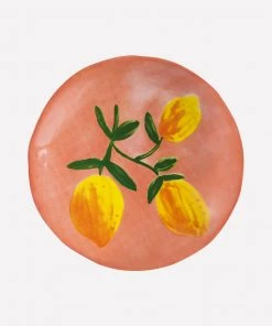 &klevering Lemon Twig Plate Small Set of 4