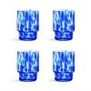 &klevering Glass Tortoise Blue Set of 4