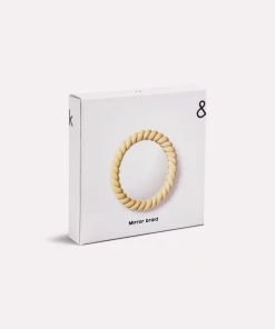 &klevering Braid Round Wall Mirror Vanilla