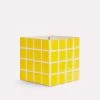 &klevering Ceramic Plant Pot Tile Yellow 14cm