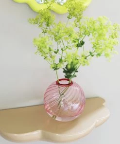 &klevering Spiral Vase Pink