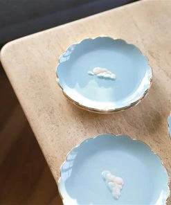 &klevering Plate cloud set of 4