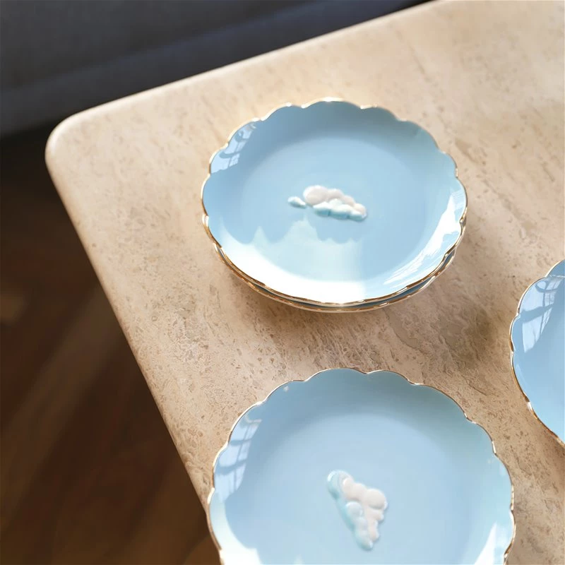 &klevering Plate cloud set of 4 &klevering Plate cloud set of 4