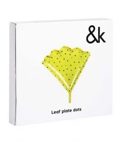 &klevering Trinket Plate Leaf Dots