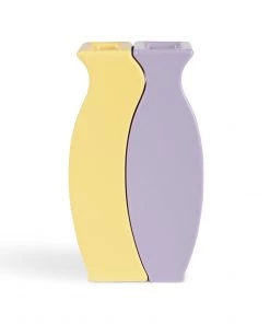 &klevering Yellow Lilac Fuse Vase Set
