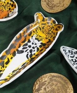 &klevering Standing Leopard Print Anouk Plate