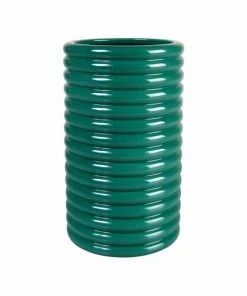 &klevering Green Bobbin Vase