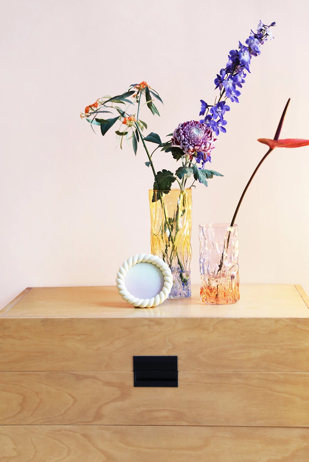 &klevering Bicolour Blue Trunk Vase &klevering Bicolour Blue Trunk Vase