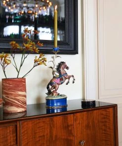 &klevering Horse Candle Holder