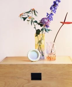 &klevering Bicolour Yellow Trunk Vase