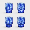 &klevering Blue Tortoise Glass Tumbler