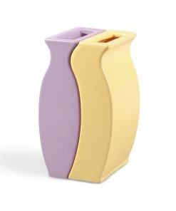 &klevering Yellow Lilac Fuse Vase Set