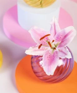 &klevering Purple Spiral Vase