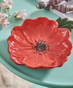 &klevering Poppy Flower China Dish